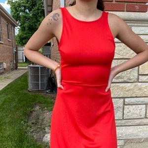 Beautiful red skater dress